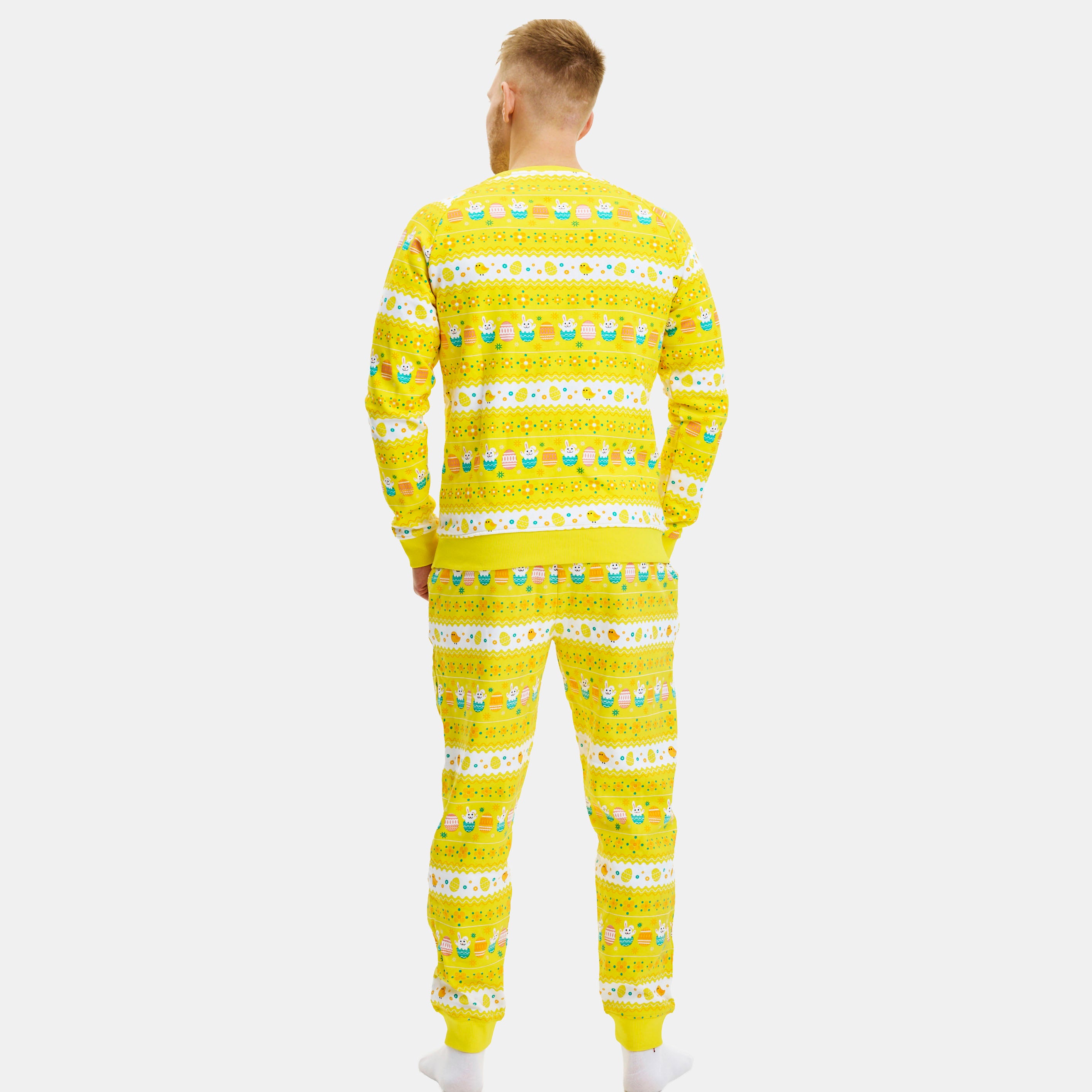 Påsksweatsuit Gul - Herr.
